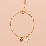 PULSERA VALENTINES BAÑADA EN ORO