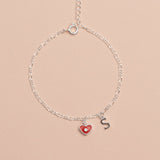 PULSERA VALENTINES PLATA