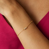 PULSERA INFINITO BAÑADA EN ORO