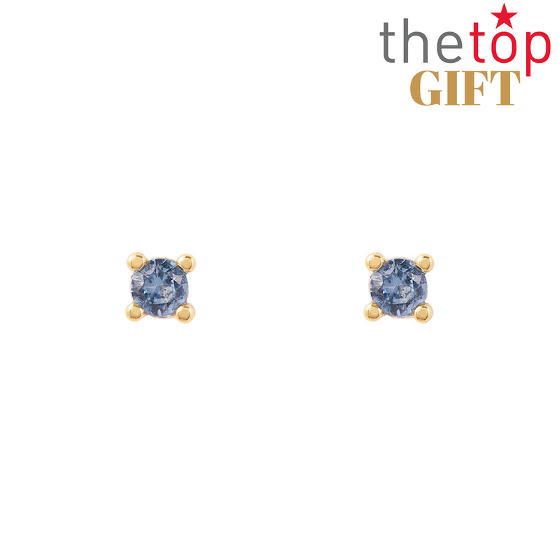 AROS TIARA BLUE BAÑADOS EN ORO - ⭐ THE TOP ⭐ | BOAZ JOYAS