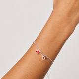 PULSERA VALENTINES PLATA