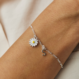 PULSERA MARGARITA PLATA